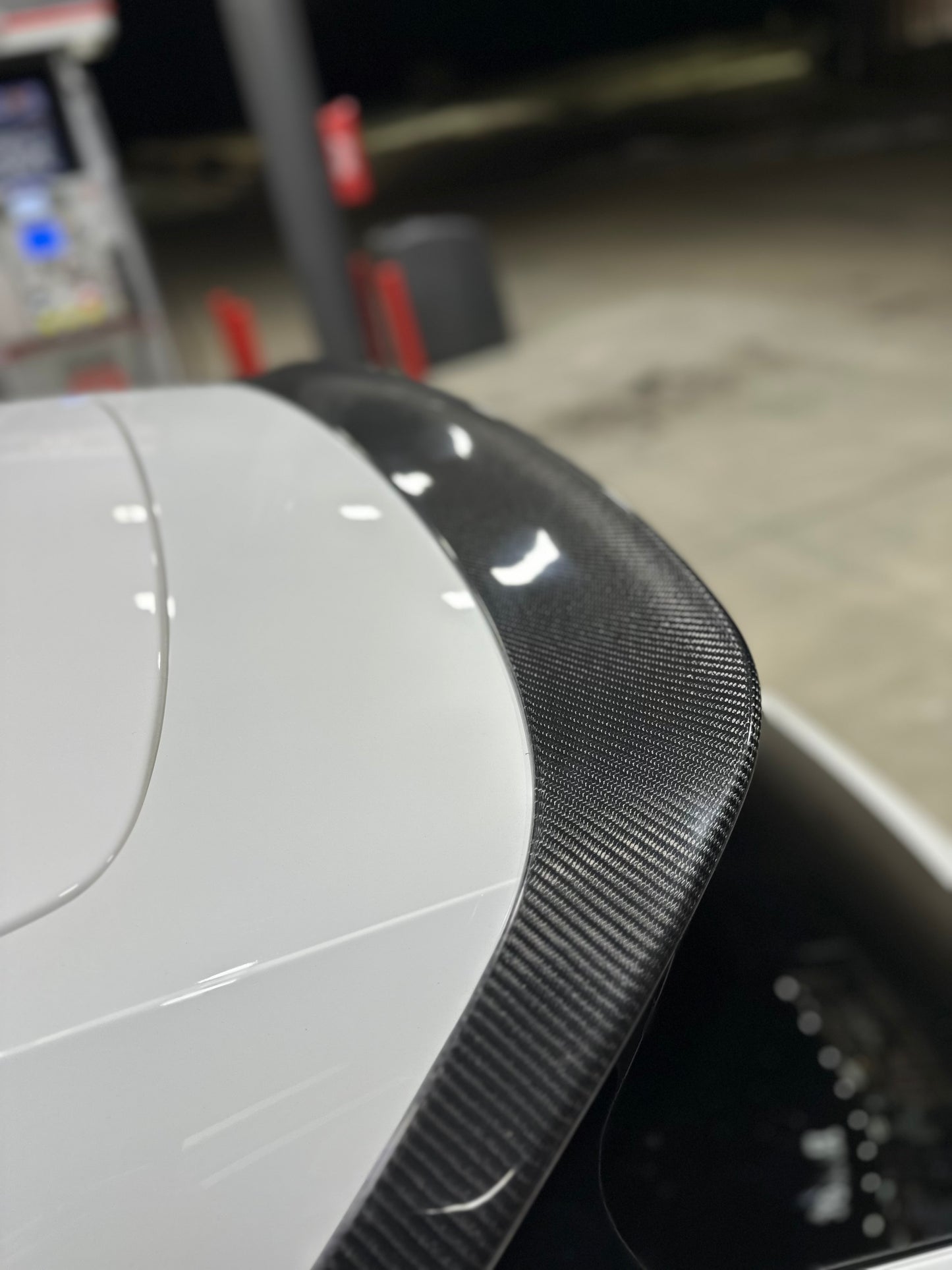 Carbon Fiber Rear Spoiler Genesis GV70