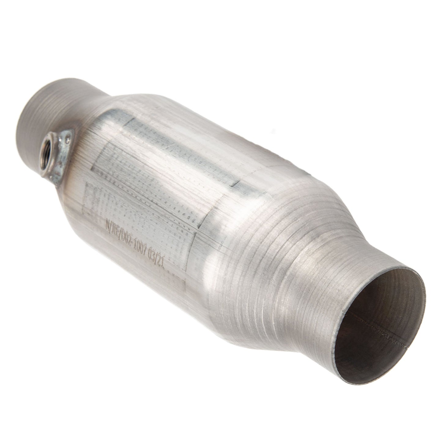 2.5” ID 409 Stainless Steel High-Flow Catalytic Converter (NON-CA)