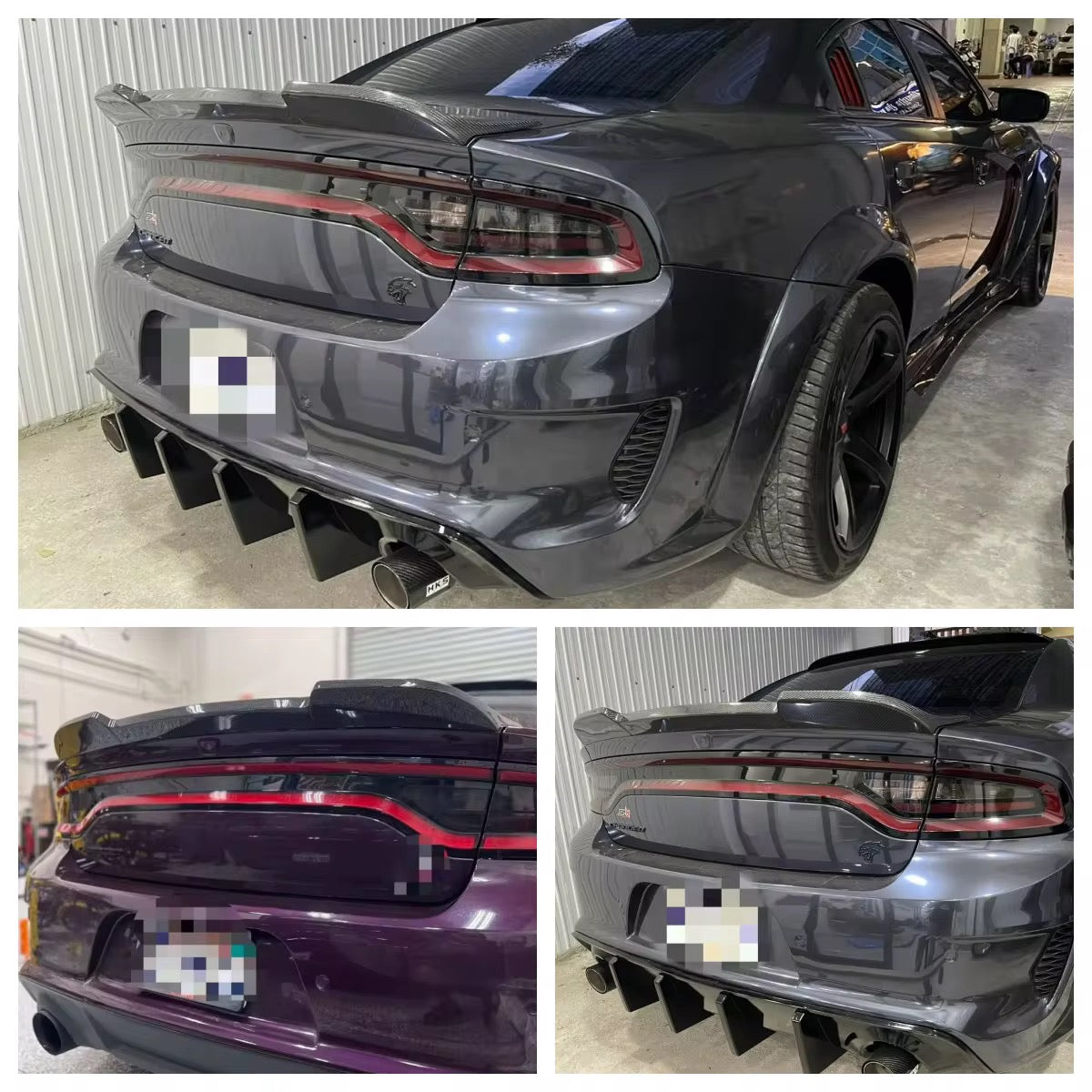 Carbon Fiber Rear Spoiler Dodge Charger Hellcat