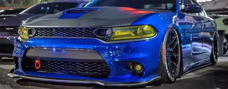 Carbon Fiber Bumper Trim Dodge Charger Hellcat
