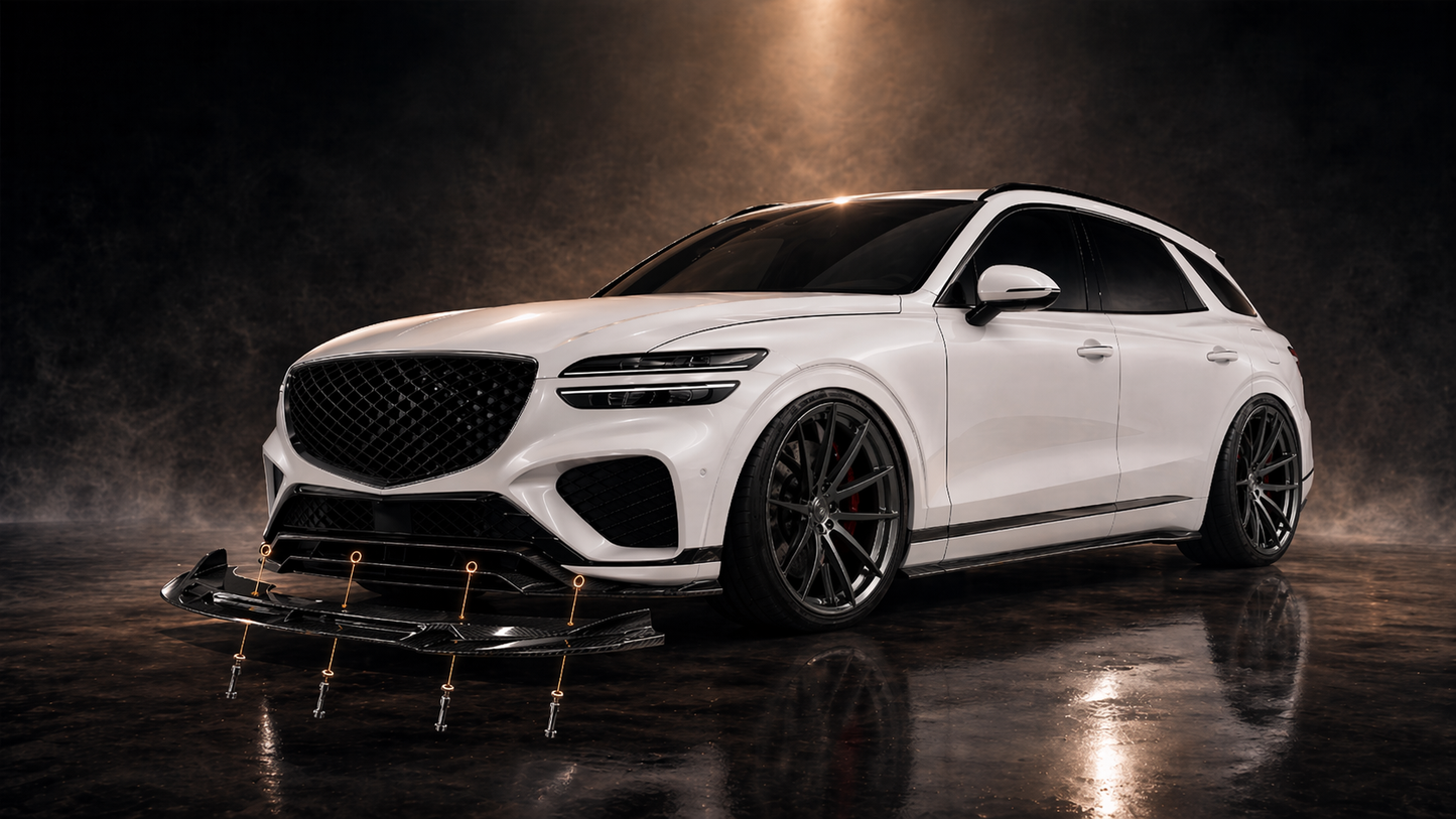 Carbon Fiber Front Lip | 2022-2025 GV70 | Boosted Mentality Motorsports