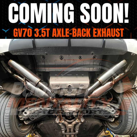 Axle-Back Exhaust System | 2022-2025 GV70 3.5T | Boosted Mentality Motorsports